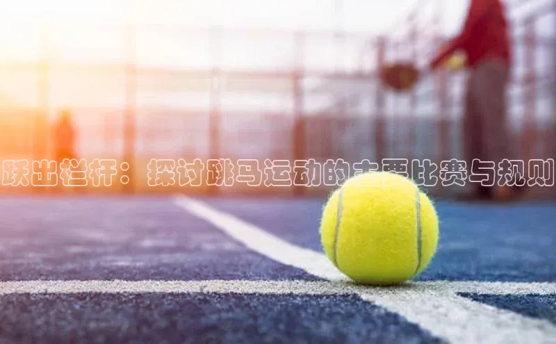 跃出栏杆：探讨跳马运动的主要比赛与规则